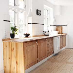 白色系欧式古典别墅厨房装修效果图
