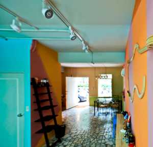 地中海风格二居室装修客厅90平米装修效果图
