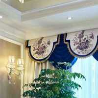 客厅蓝色墙面白色棚顶装修效果图