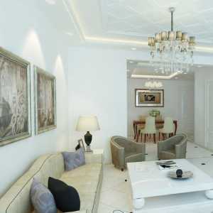 白色系时尚温馨小客厅设计