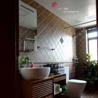 四居浴室实木置物架浴缸装修效果图