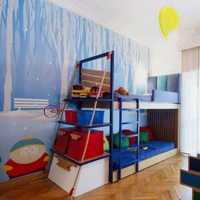 三居室简约现代风儿童房装修效果图