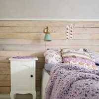 简约风格二居室温馨米色富裕型卧室床效果图