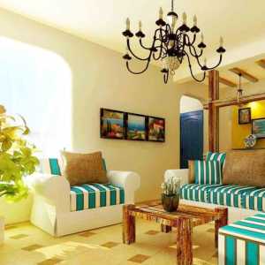 两室一厅打造地中海风格的纯情与浪漫