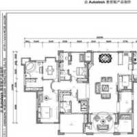 古典素雅别墅起居室墙面装修效果图