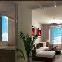 现代地中海白色客厅背景墙装修效果图
