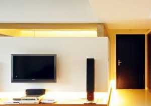 简约条纹色客厅现代三居装修效果图