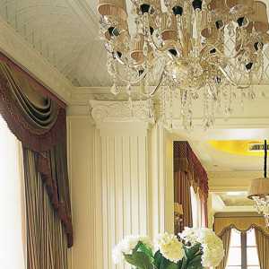二居室簡歐風格白色玄關吊頂裝修裝飾效果圖