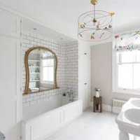 衛生間瓷磚花灑現代浴缸裝修效果圖