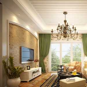 现代简约三居室白色客厅装修效果图
