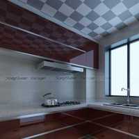 现代二居厨房紫色墙面装修效果图