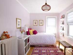 现代风温馨粉色女儿童房装修效果图