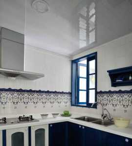 卡地亚灰瓷砖做厨房间装修效果图