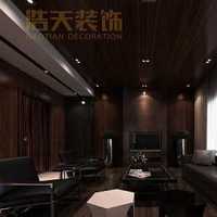 中式别墅精装客厅装修效果图