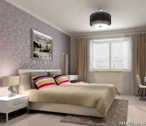 现代别墅明亮复古式卧室装修效果图