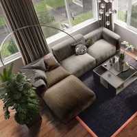 现代客厅客厅客厅沙发装修效果图