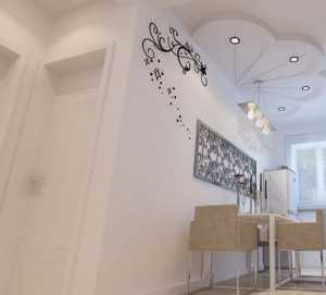 典雅白色系餐厅新古典别墅装修效果图
