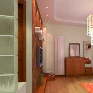 现代美式两室两厅客厅装修效果图