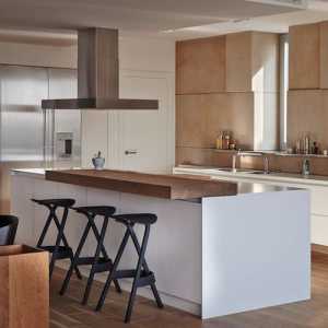 现代别墅白色整洁橱柜厨房装修效果图