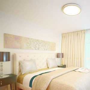 现代三居彩色面卧室装修效果图