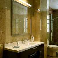 现代淋浴房卫生间二居装修效果图