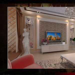 中式客厅电视背景墙白色装修效果图