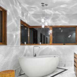 卫生间中式浴缸三居室装修效果图