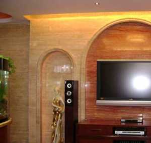 木质镂空电视墙装修效果图