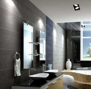 卫生间现代简约浴室装修效果图