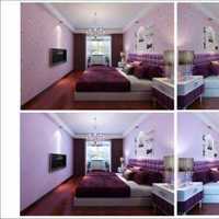 120平温馨美式美式卧室装修效果图