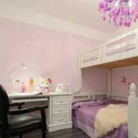 复式现代风粉色儿童房装修效果图