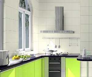 暖色厨房现代别墅装修效果图