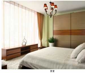 中式青花瓷卧室装修效果图