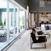 现代现代客厅地毯现代家具装修效果图