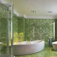 浴缸温馨两室一厅卫生间装修效果图