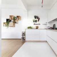 现代简约厨房客厅简洁装修效果图