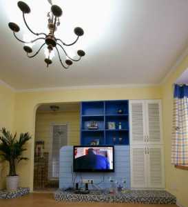古典电视背景墙客厅吊顶装修效果图