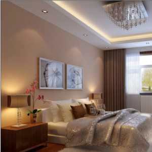 温馨暖色卧室新古典三居装修效果图