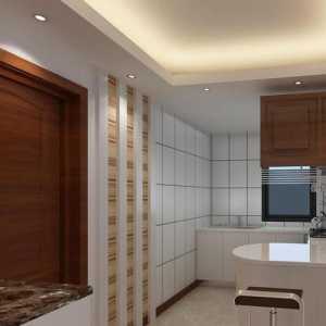 簡約風格躍層簡潔富裕型廚房櫥柜效果圖
