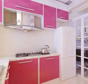 簡約風格三居室原木色130平米廚房櫥柜效果圖