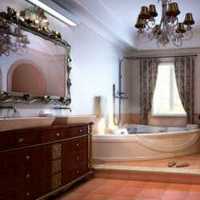 卫生间淋浴房别墅浴缸装修效果图