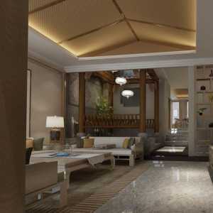 公寓裝修120平米裝修東南亞風格客廳效果圖