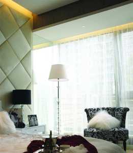 新古典美式复式绿色系卧室装修效果图