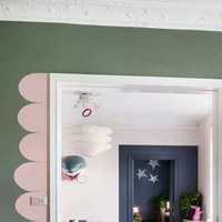 化妆镜面盆柜浴室复式楼装修效果图