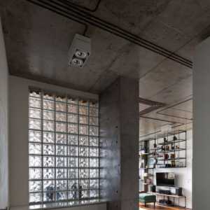 烏克蘭80平米工業風格現代公寓設計