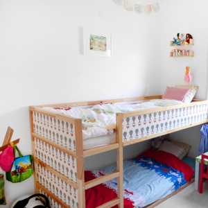 儿童房中式韩式三居装修效果图