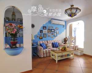 别墅中式客厅瓷砖装修效果图