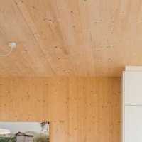15平米小卧室加6平米卫生间硬装用复合地板墙纸吊顶8平铝