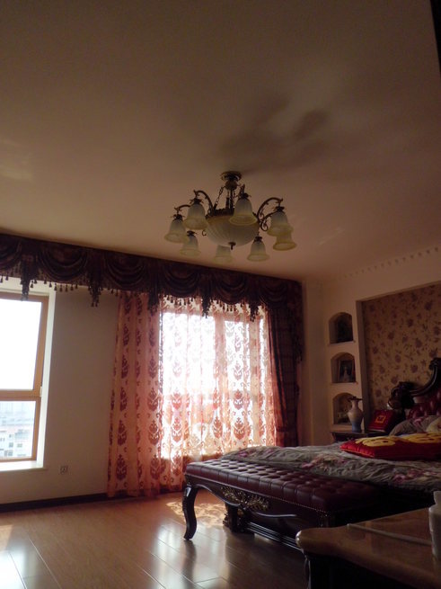 欧式窗帘卧室130平米装修效果图