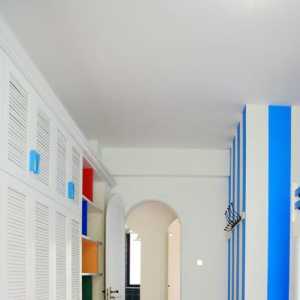 饭店蓝色墙壁装修效果图大全图片欣赏